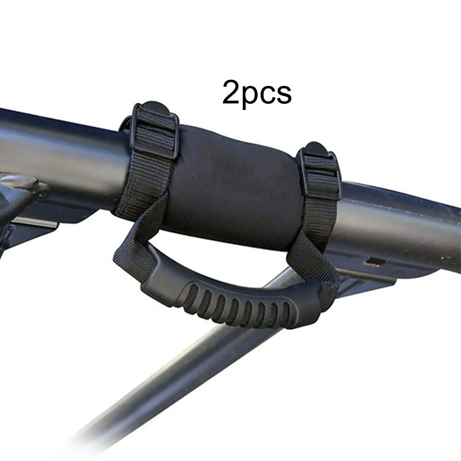

2x Universal Replacement Roll Cage Bar Handle Driver and Passenger Side Weather Resistant Hand Grip Hand Hold for ATV UTV