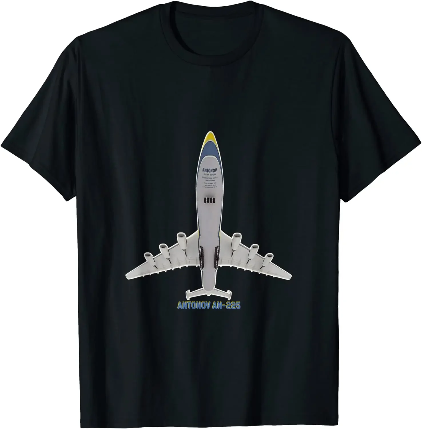 

Antonov AN-225 Cargo Jet Plane T-Shirt 100% Cotton O-Neck Short Sleeve Summer Casual Mens T-shirt Streetwear