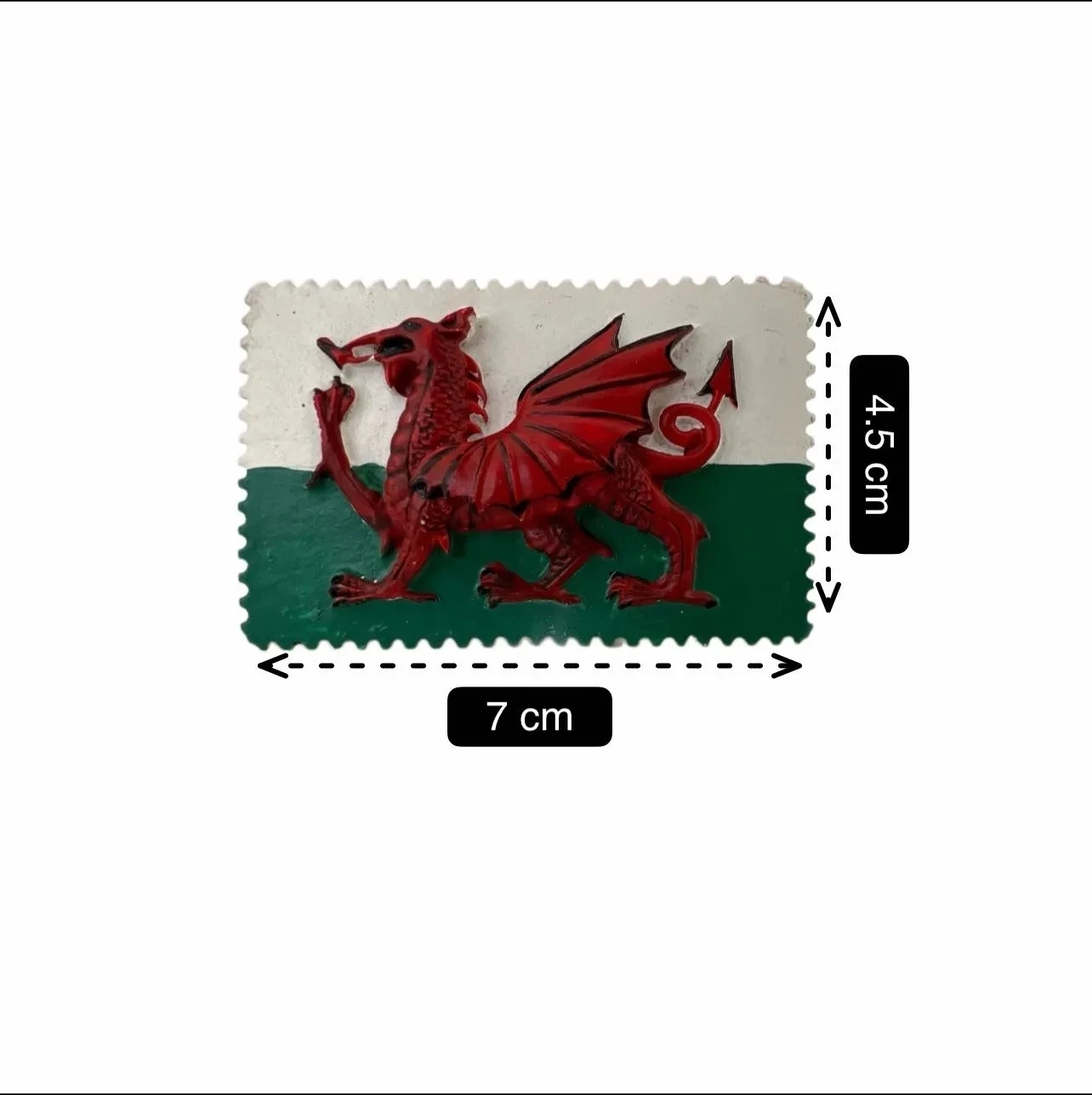 

British Fire Dragon flag Creative refrigerator sticker travel souvenirs gift crafts