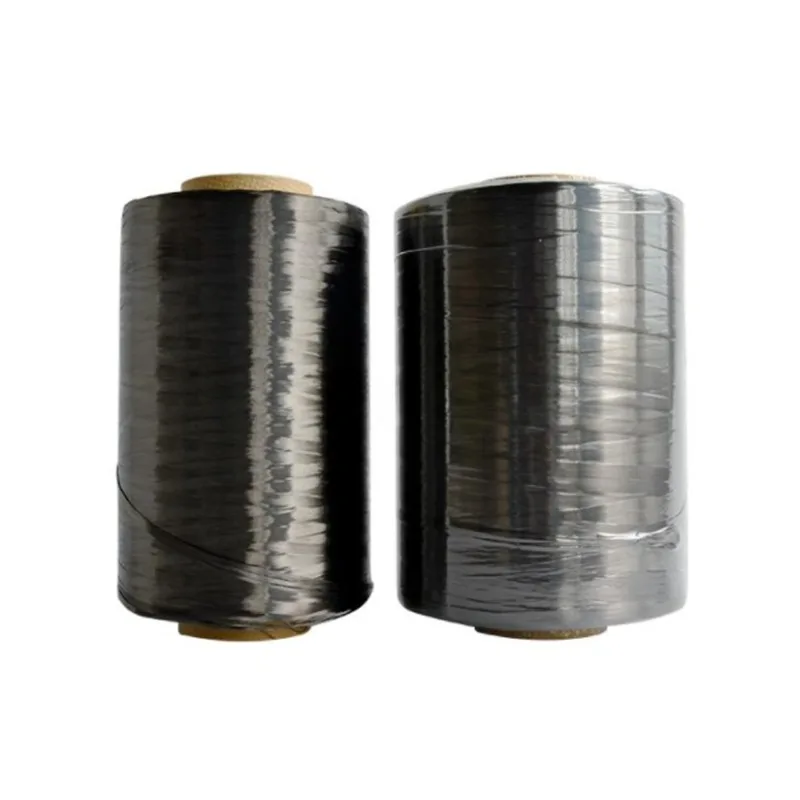 1k/3K/6K/12K/24K High Modulus Carbon Fiber Roving Yarn Filament Conductive Heating Filament 3800Mpa 10m