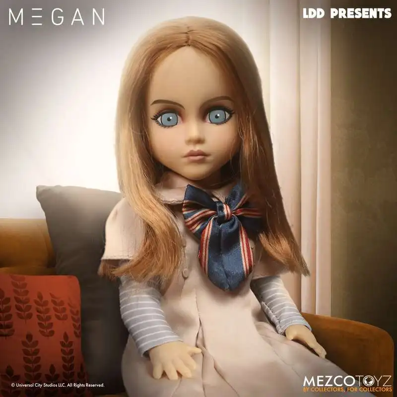 

New In Stock Mezco 10-Inch Living Dead Doll Series M3gan Figurine Megan Action Figure Model Doll Room Ornament Collection Toys