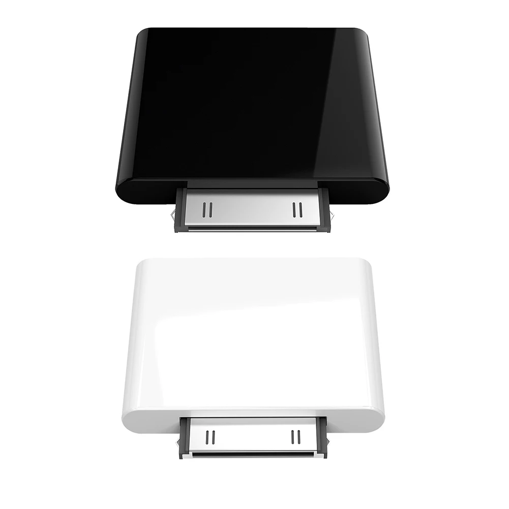 30-pinowy nadajnik audio 40mA kompatybilny z Bluetooth, czarno-biały bezprzewodowy profesjonalny nadajnik Bluetooth do iPoda