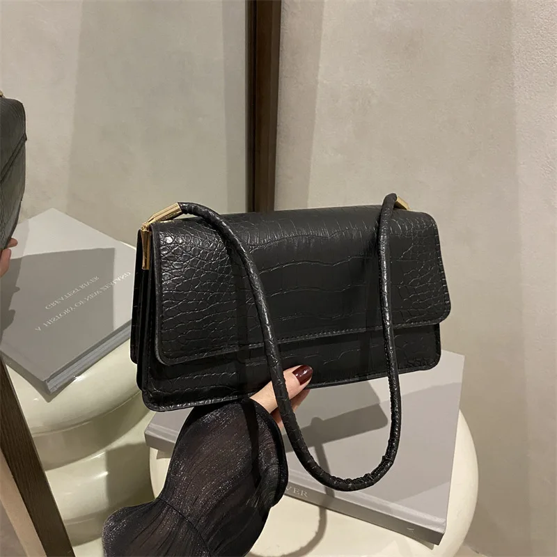 

Сумка подмышки для женщин Сумки на плечо из искусственной кожи Модный простой кошелек и сумки Роскошная дизайнерская сумка Sac À Main Femme Сумка