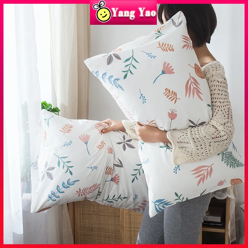 

Cartoon 100% Premium Cotton Super Soft 800TC Pillow Case Dense Weaving Envelope Pillow Cover 48x74cm 1pc Sarung Bantal