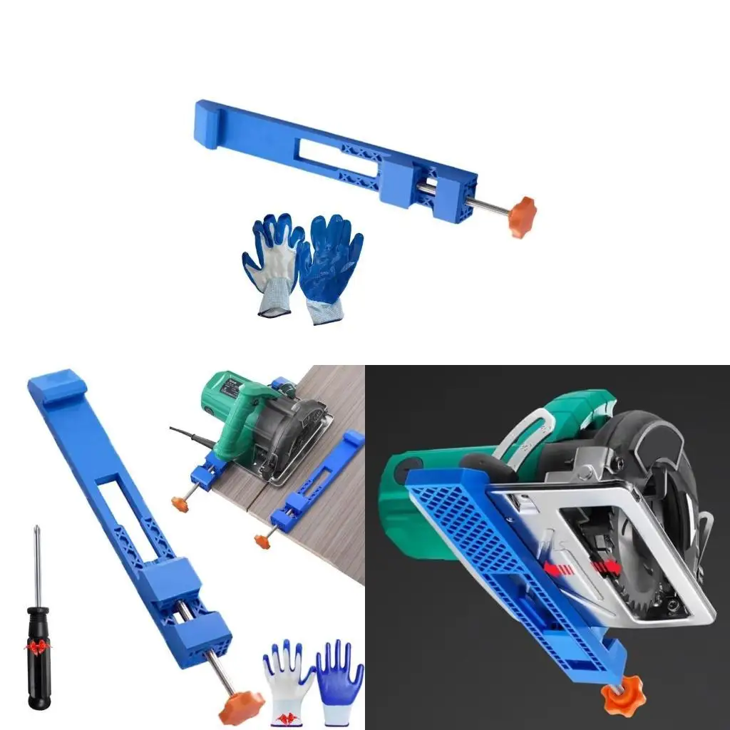 

652F Adjustable Cutting Machine Base Guide Rails Track Guide for Circular Sawing Quick Panel Positioning for DIY Project