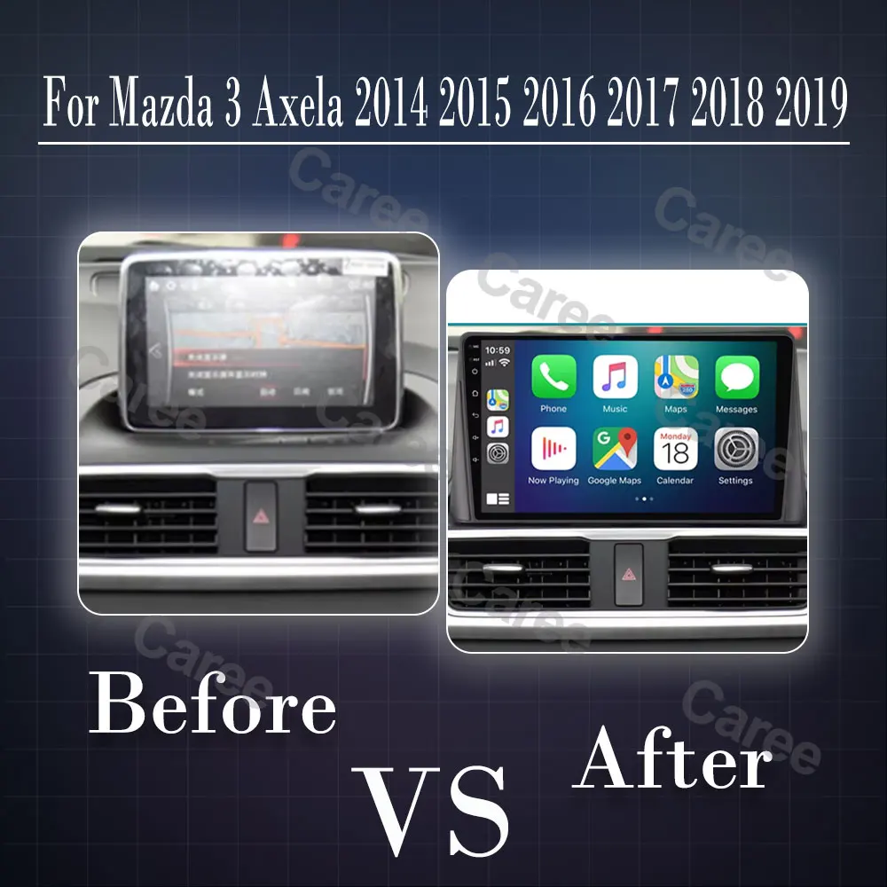 Android 15 Car Radio For Mazda 3 Axela 2014 2015 2016 2017 2018 2019 Auto Player Navigation GPS Multimedia Carplay No 2din DVD