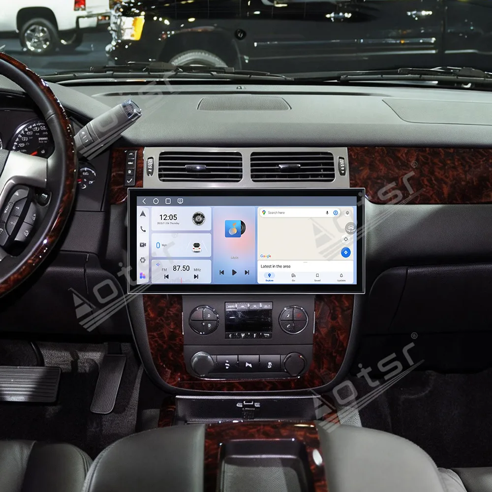 15.8 Inch In-Dash Touch Screen Car Radio GPS Navigation Stereo For GMC Yukon 2007-2012 Multimedia CarPlay Android Auto Head Unit