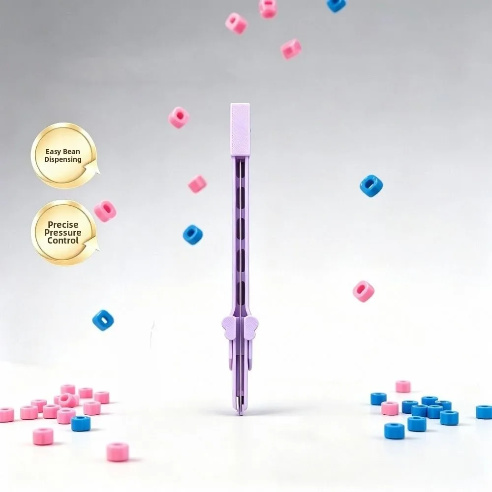 Stylo à perles portable et rétractable, efficace et anti-blocage, type pression, 2,6 mm, outil de placement de perles rapide pour artisanat fait main