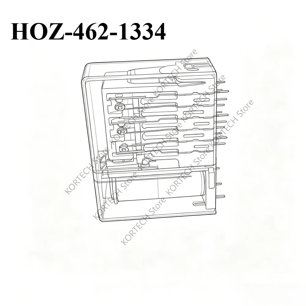 Original Protective 10A 24V relay  HOZ-462-1334 10A DC24V 14PIN 24VDDC 24V DIP14 For Henschler safety Relay