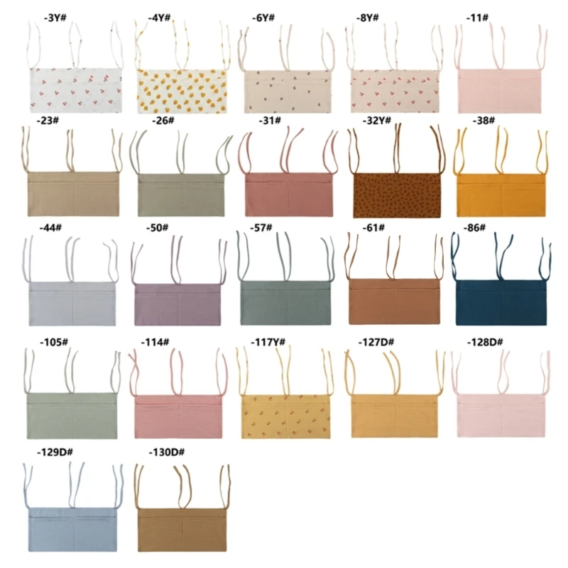 1pc portátil saco armazenamento do berço do bebê recém-nascido cama cabeceira organizador saco fraldas