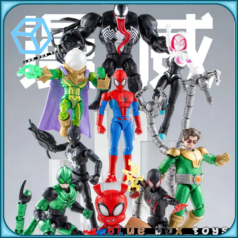 

В наличии Blokees Marvel Spider-Man Galaxy Version 5, экшн-фигурка, слепая коробка, новая оригинальная модель 2025 года, коллекционные игрушки, подарок на день рождения