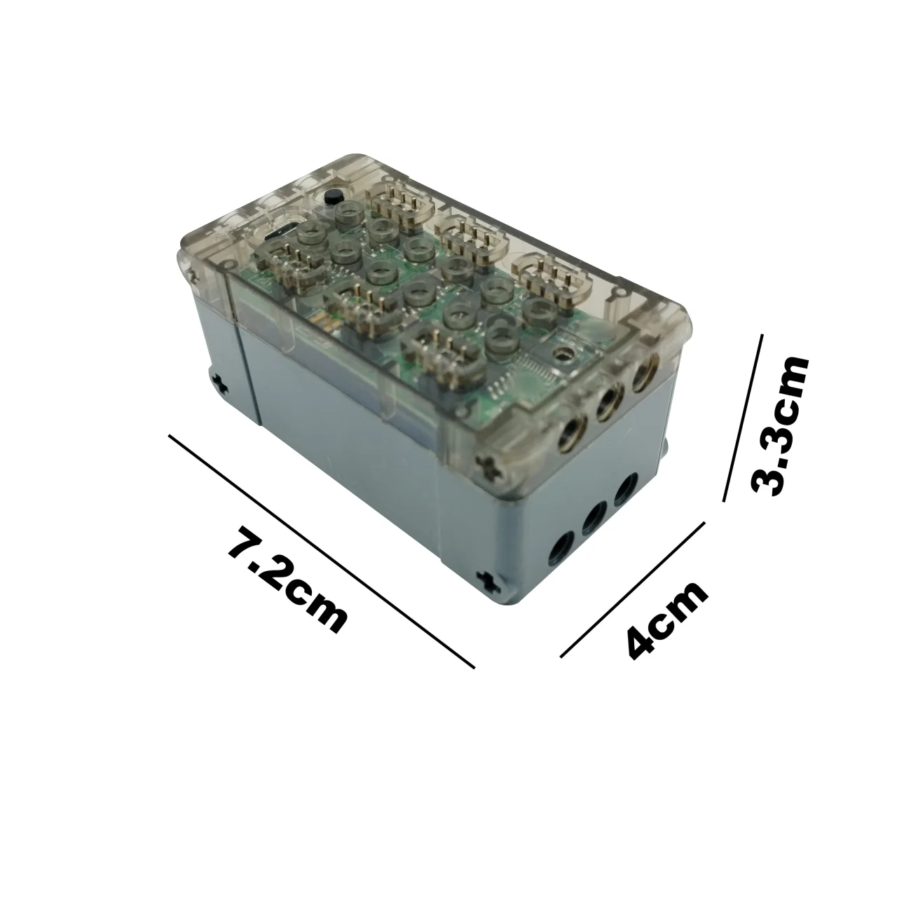 Bloques de construcción MOC, Kit RC inteligente de 8 canales, caja de batería de litio de 6V, sistema de Control por aplicación Bluetooth para proyectos de bloques DIY