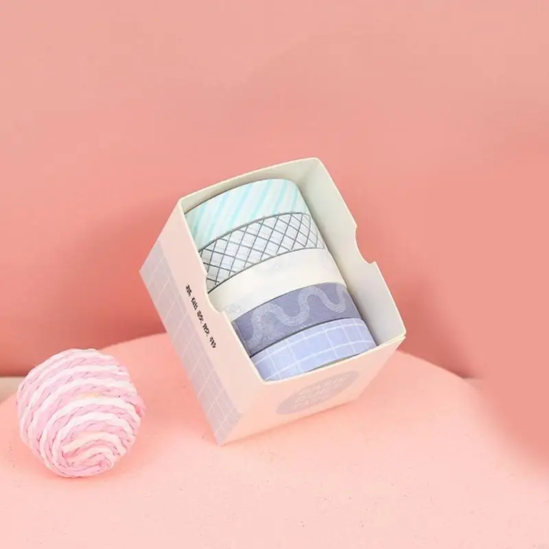 F3MA 5Rolls Scrapbooking nastro per arte artigianale da 10mmx2m per il diario diario artigianale