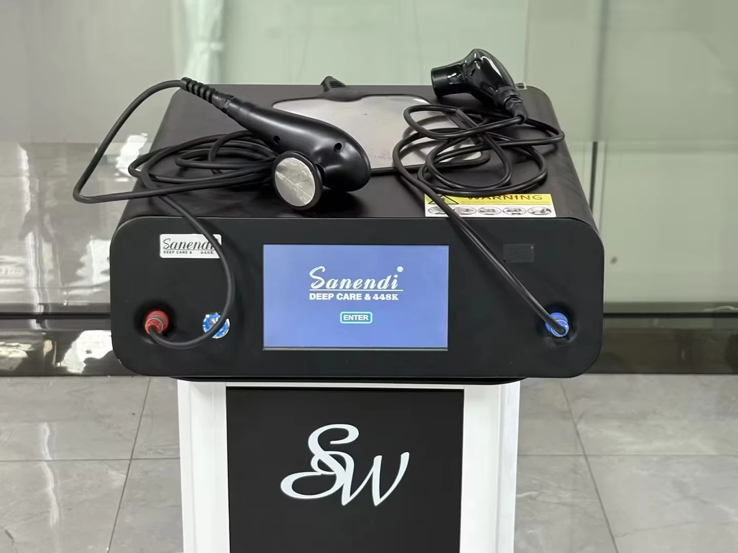 448khz Radio Frequency Skin Care Machine Face Lifting Body Shaping Pain Relief Rehabilitation Tecar RET/CET