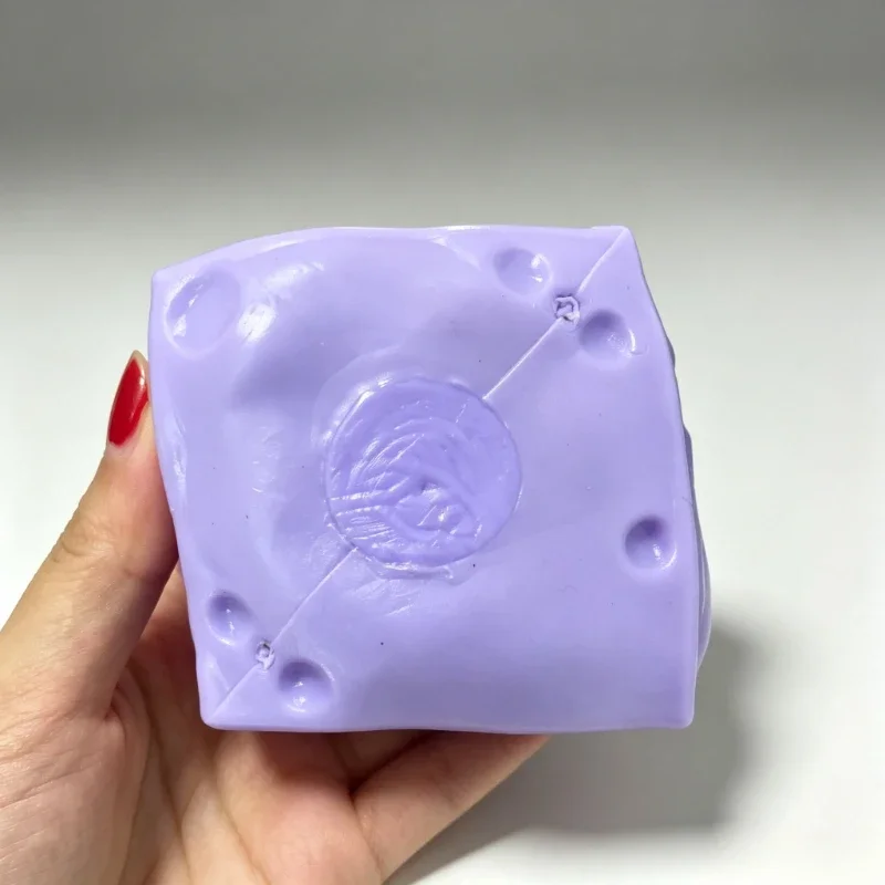 Blauer Blaubeer-Käsekuchen-Squishy-Spielzeug, superweicher Stressball, Stressabbau-Squeeze-Ball, Fingerdruck-Entlastungs-Squeeze-Spielzeug für Erwachsene – Detail 6
