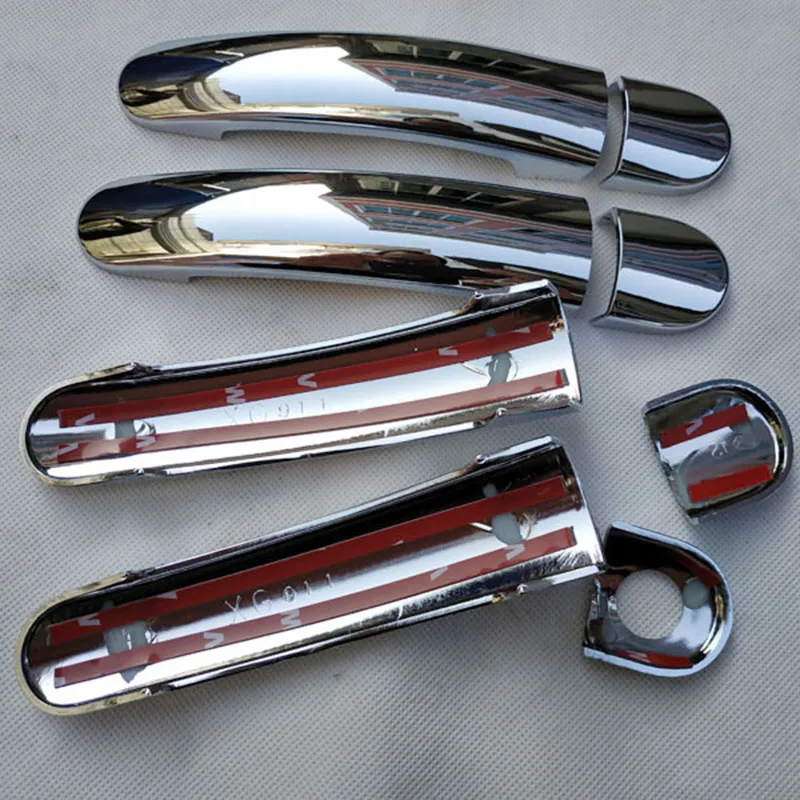 Door Handle Cover Chrome Accessories Trim for SEAT Leon 1M MK1 1P MK2 Cupra FR Car Styling Stickers