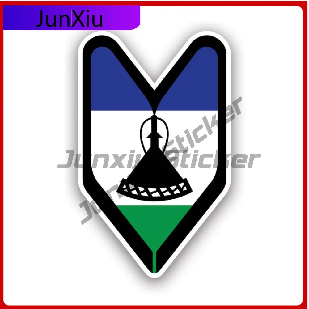 

Lesotho Driver Badge Sun Resistant Weather Resistant Sport For Rear Windshield Truck Helmet Self Adhesive Easy Apply Accessories