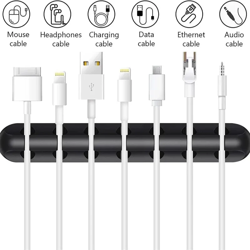 B Wire Organizer Mobile Phone Charging Cable Data Cable Wire Routing Storage Cable Organizer Snap Clip