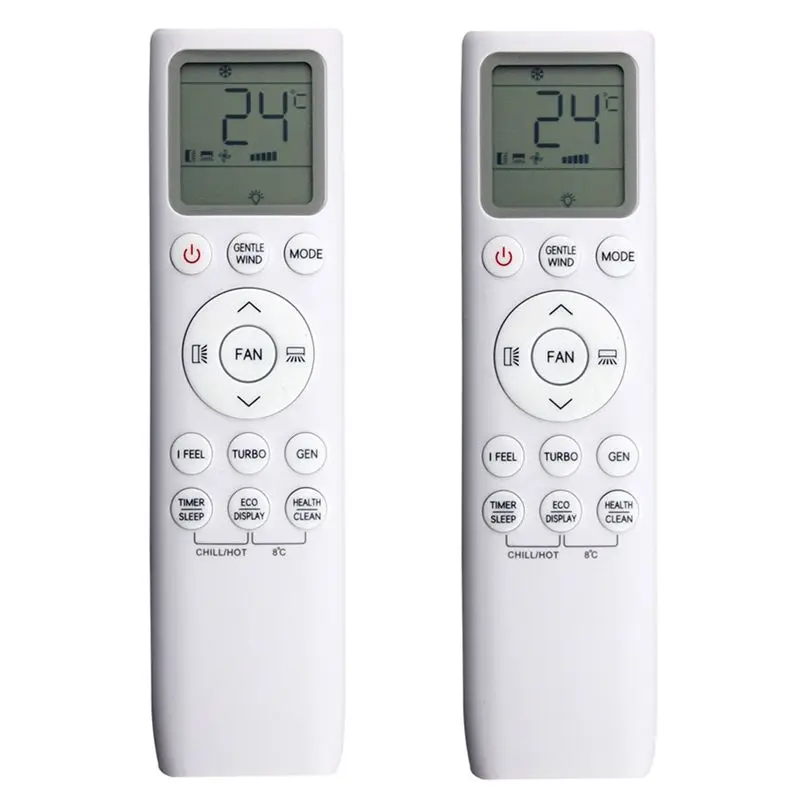 ABKN 2X Air Conditioner Remote Control for TCL A/C Remote Fahrenheit Celsius Convert Cool and Heat 002383