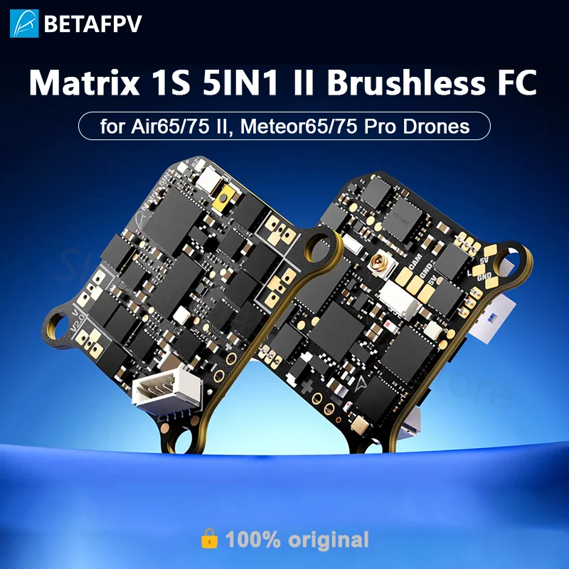 

BETAFPV Matrix 1S Flight Control 5IN1 AIO Integrated 12A ESC Air Accessories Suitable for Air65/75 II, Meteor65/75 Pro