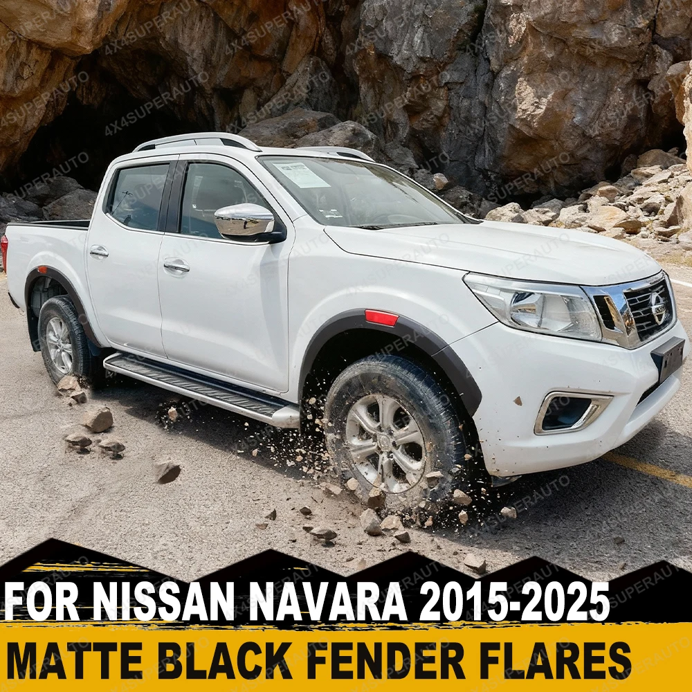 Guardabarros Delgados Estilo OEM para Nissan Navara NP300 D23 Frontier 2015-2025, Accesorios para Auto de Doble Cabina