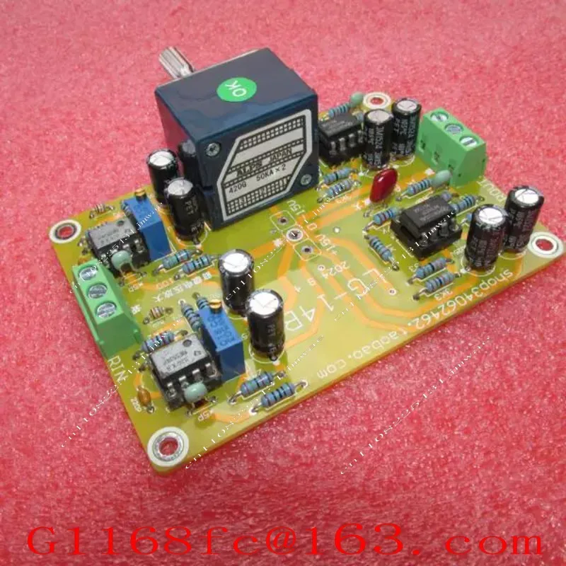NE5534 Operational Amplifier 4x Amplification+volume Potentiometer+Panasonic AA Class Preamplifier Circuit Output LG-14B