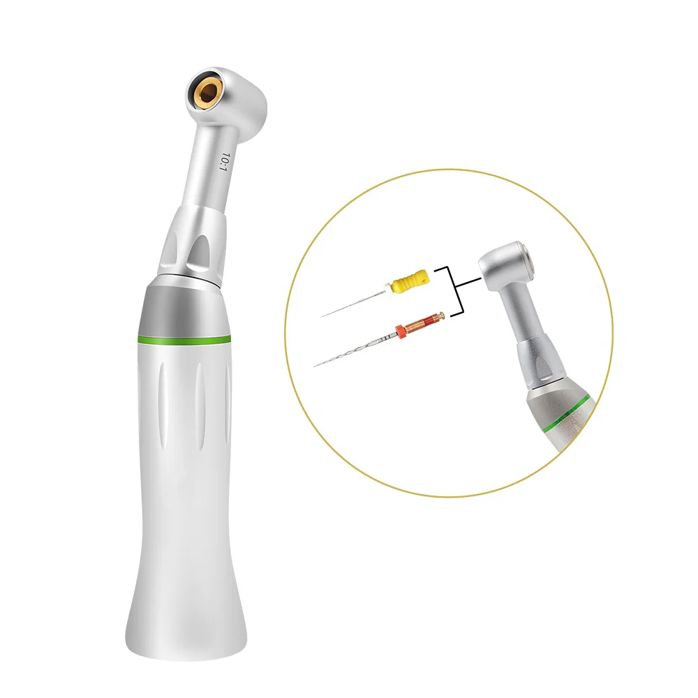 Dental 10:1 Implant Contra Angle Handpiece Reciprocating Push Button Contra Angle Handpiece for Hand File Endo Treatment