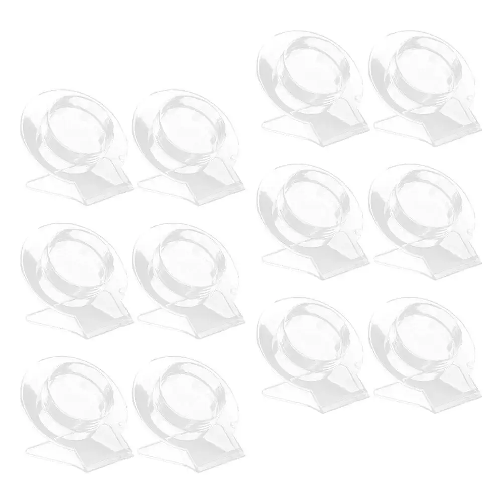 

Набор из 12 подставок для браслетов: прозрачные акриловые органайзеры для украшений и браслетов, витрина для дома, магазина, бутика