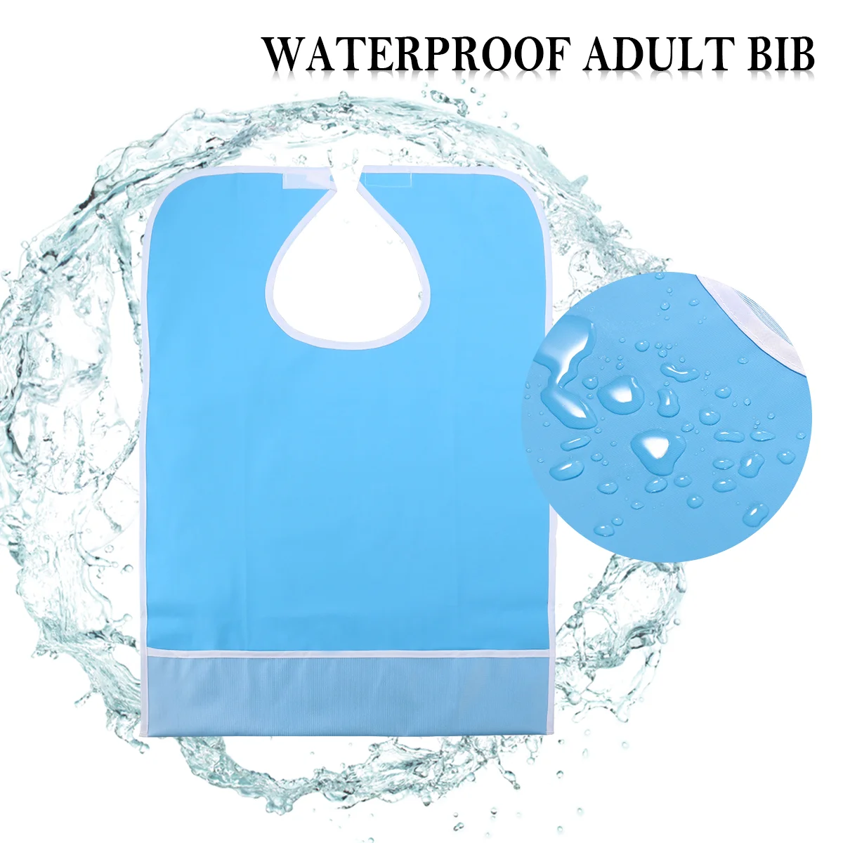 

Нагрудник-нагрудник для защиты еды с застежкой-застежкой, фартук для взрослых, водонепроницаемая одежда для детей