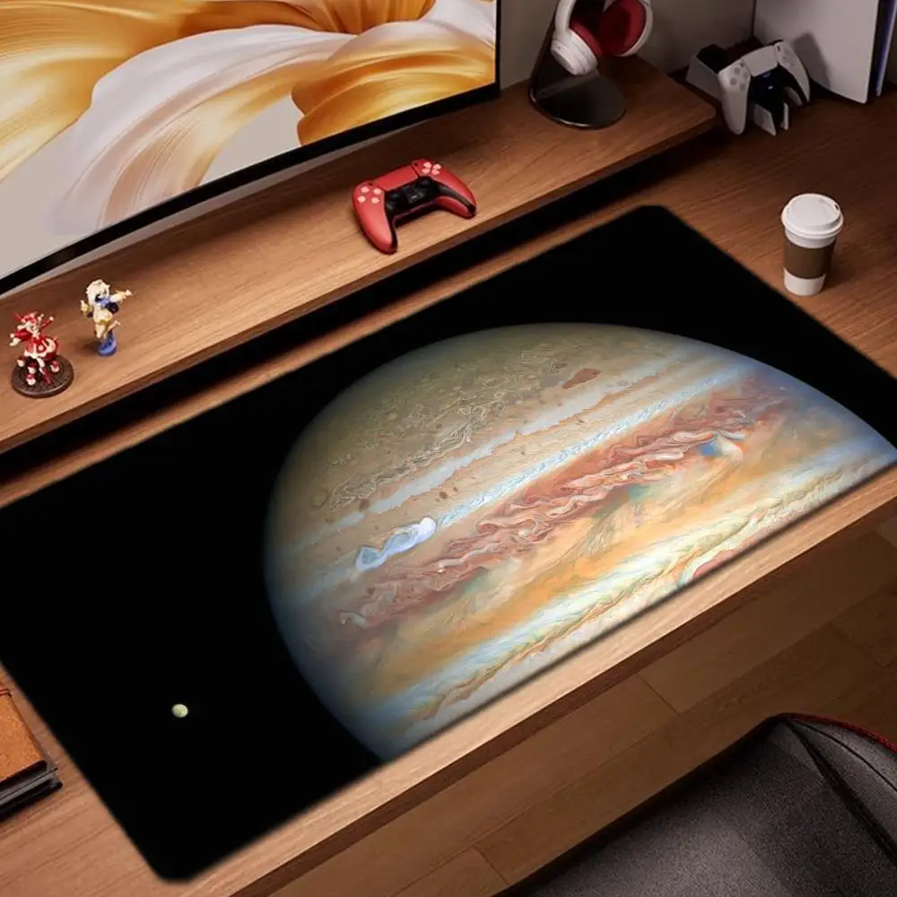 

jupiter Mouse Pad Game Accessories keyboard pad XXL large locking edge 900X400 mm table mat Gaming mousepad