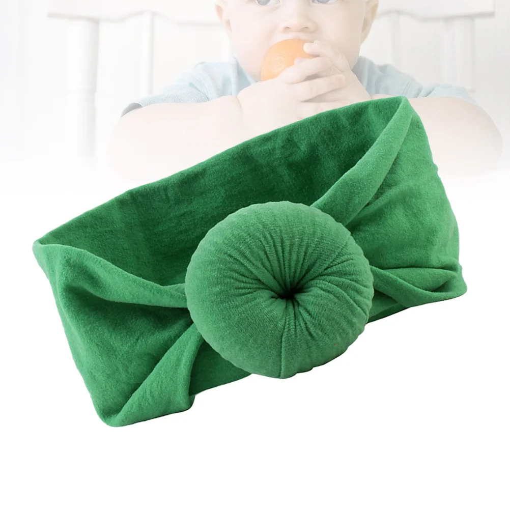 

Baby Stretchy Hair Accessories For Newborn Infant Toddler Girls Deep Hair Accessories Baby Headwrap Green