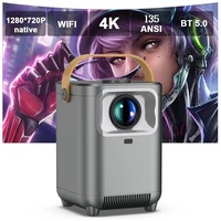 projector 4k home theater mini portable android ultra hd hy300 hy320 cineme video projectors overhead beamer wifi6 star pro hy