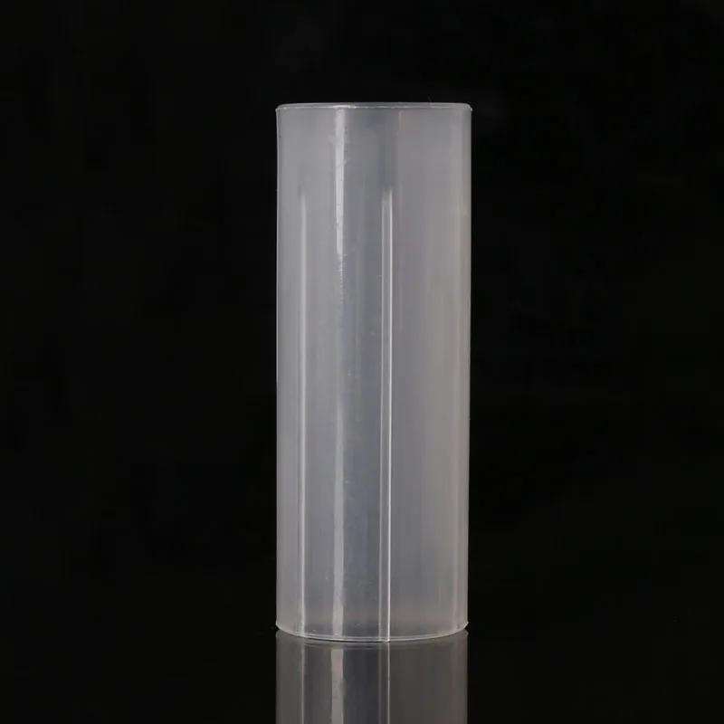 18650 Batetry Storage Box Case Holder Transparent Plastic Battery Fixing Insulation Tube Protection Sleeve