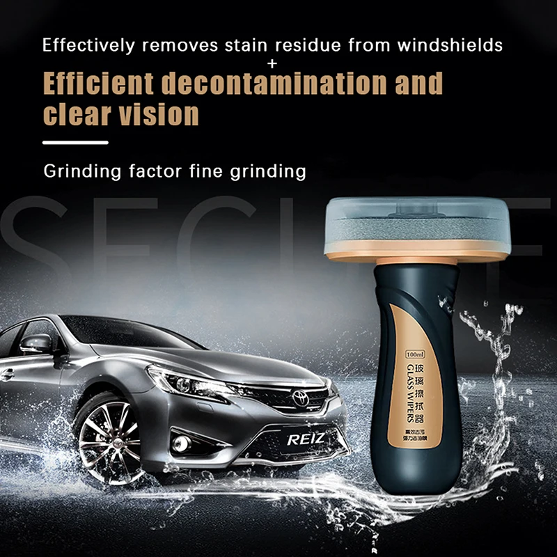 1PCS Glass Cleaning Board Anti-Fogging Rain Repellent Hydrophobic Coating Lasting Protection Car Windshield Window Oil Cleaner