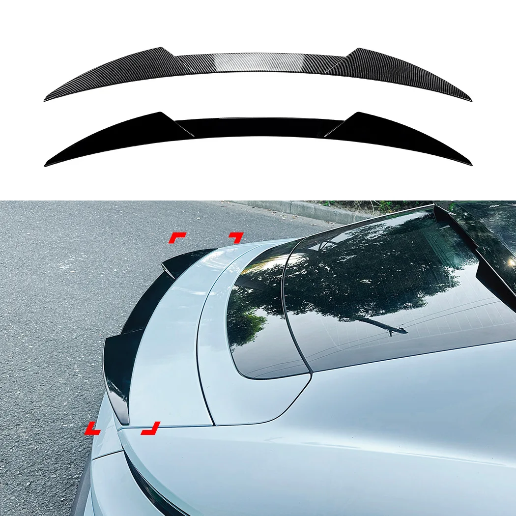 

For Porsche Taycan 2019-2024 Blade Style Rear Spoiler Ducktail Wing Direct Fit Gloss Black ABS Material Styling Package