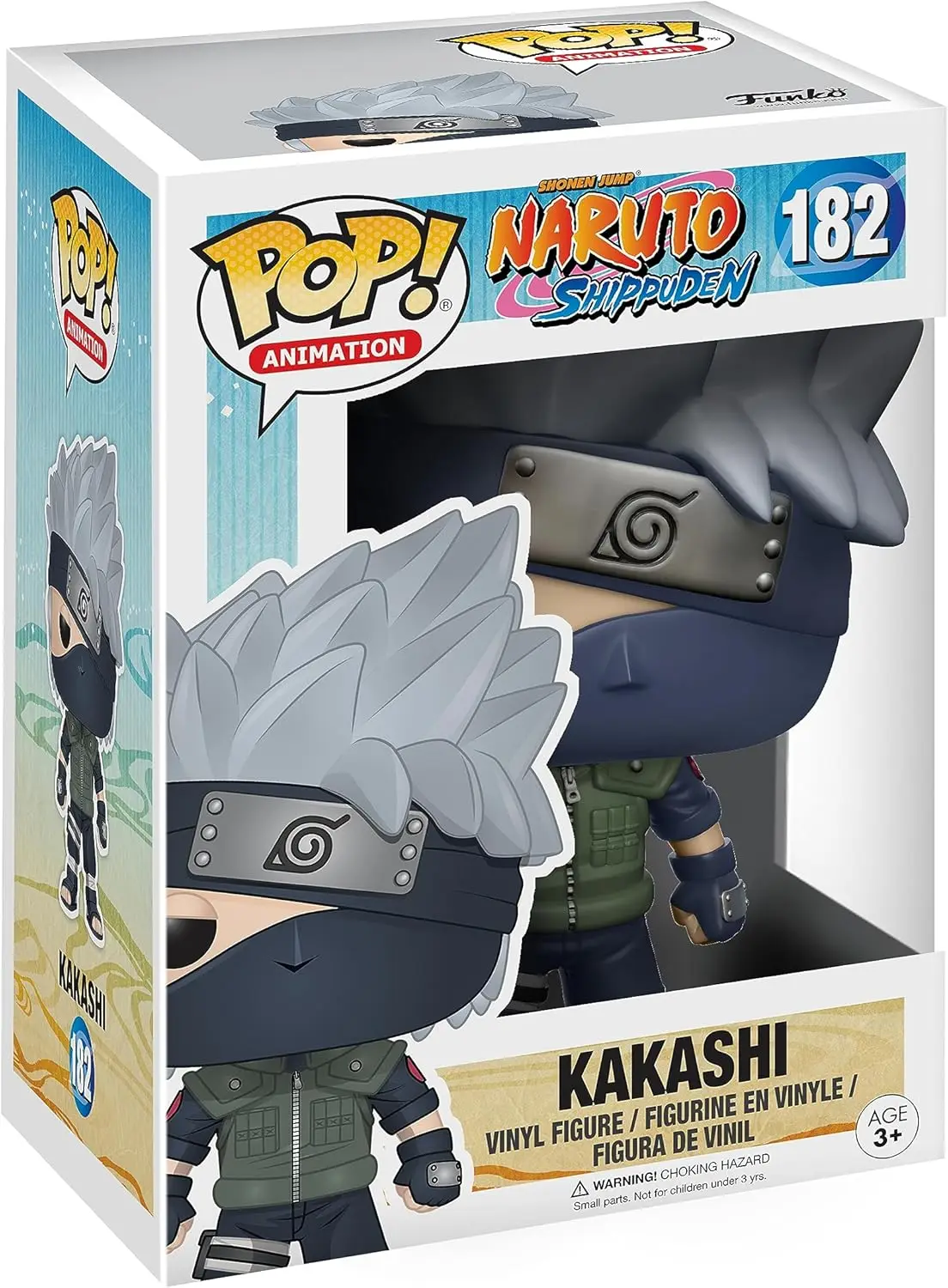 

Funko POP Anime: Наруто Шиппуден Какаши Игрушечная фигурка, Серая