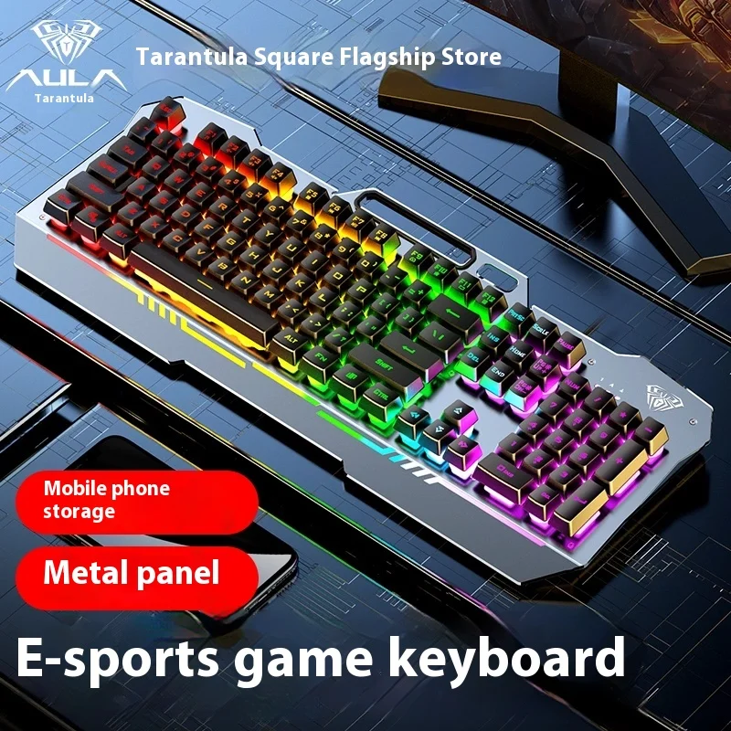 Aula F3010 Mechanical Feel Keyboard Gaming Gaming Peripherals Desktop Computer Laptop Wired Keyboard