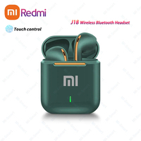 Original XIAOMI J18 Headset Wireless Earphones Bluetooth Headphones True for Stereo Sport Game TWS Earbuds in Ear with Mic Touch
