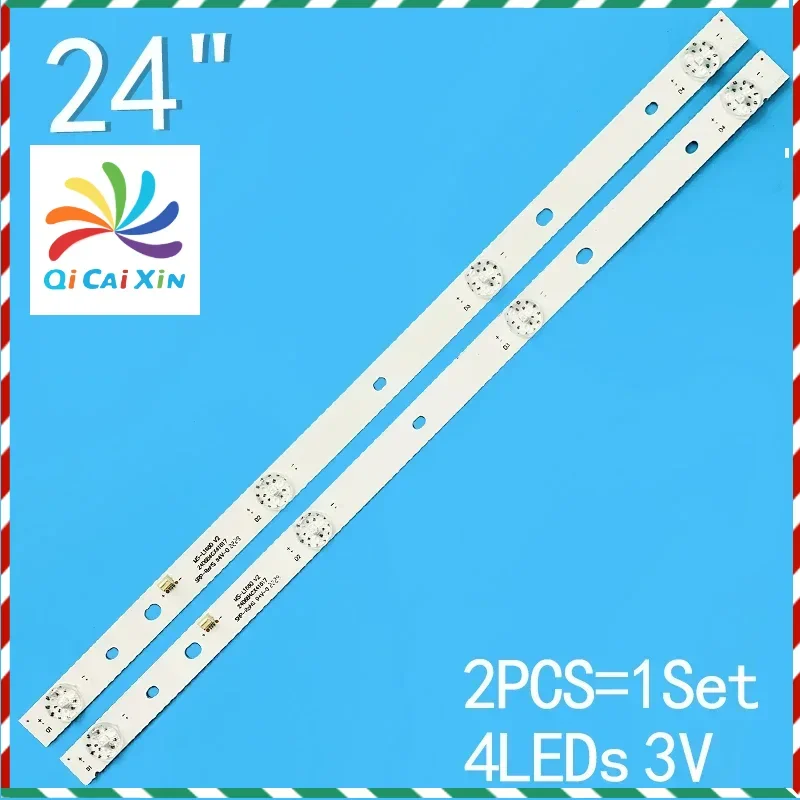 2PCS LED backlight strip For 24D3006V2W4C1B41618M0 MS-L1680 JS-D-JP24DK-041EC MS-L1628