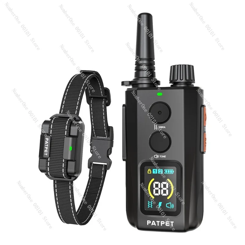 Color screen dog trainer | Remote control barking training ring