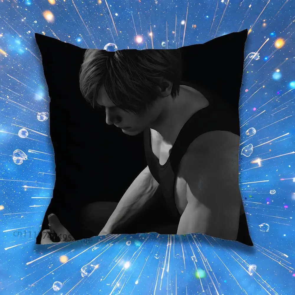 Leon K-Kennedy Pillow for Sofa Seat Chair Decorative/Modern Home Decor Print Throw Cushion
