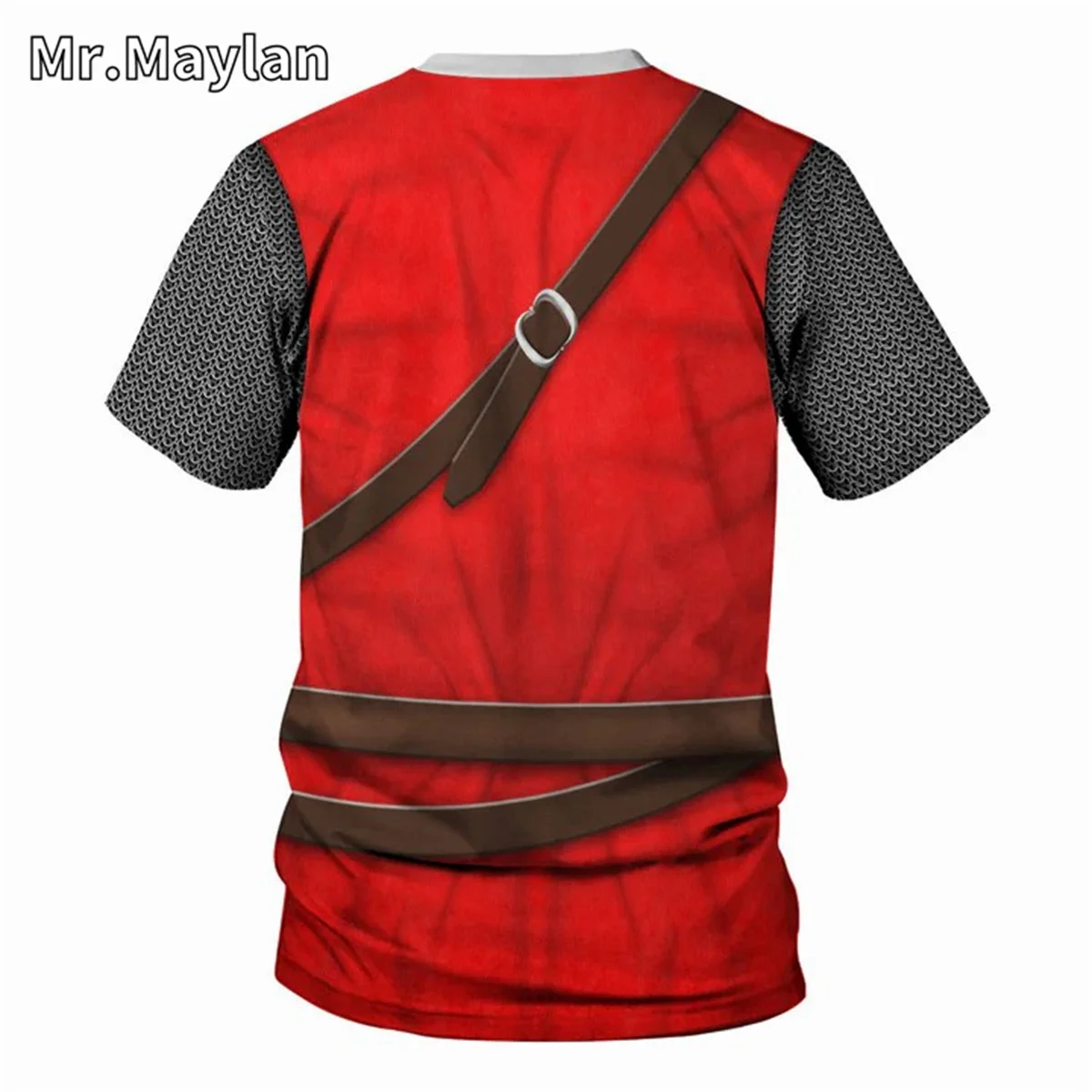 Medieval Knights Armor Cosplay Costume Tshirt 3D Men T shirt Vintage Fashion Short Sleeve Shirt Summer Streetwear Unisex Tee-025