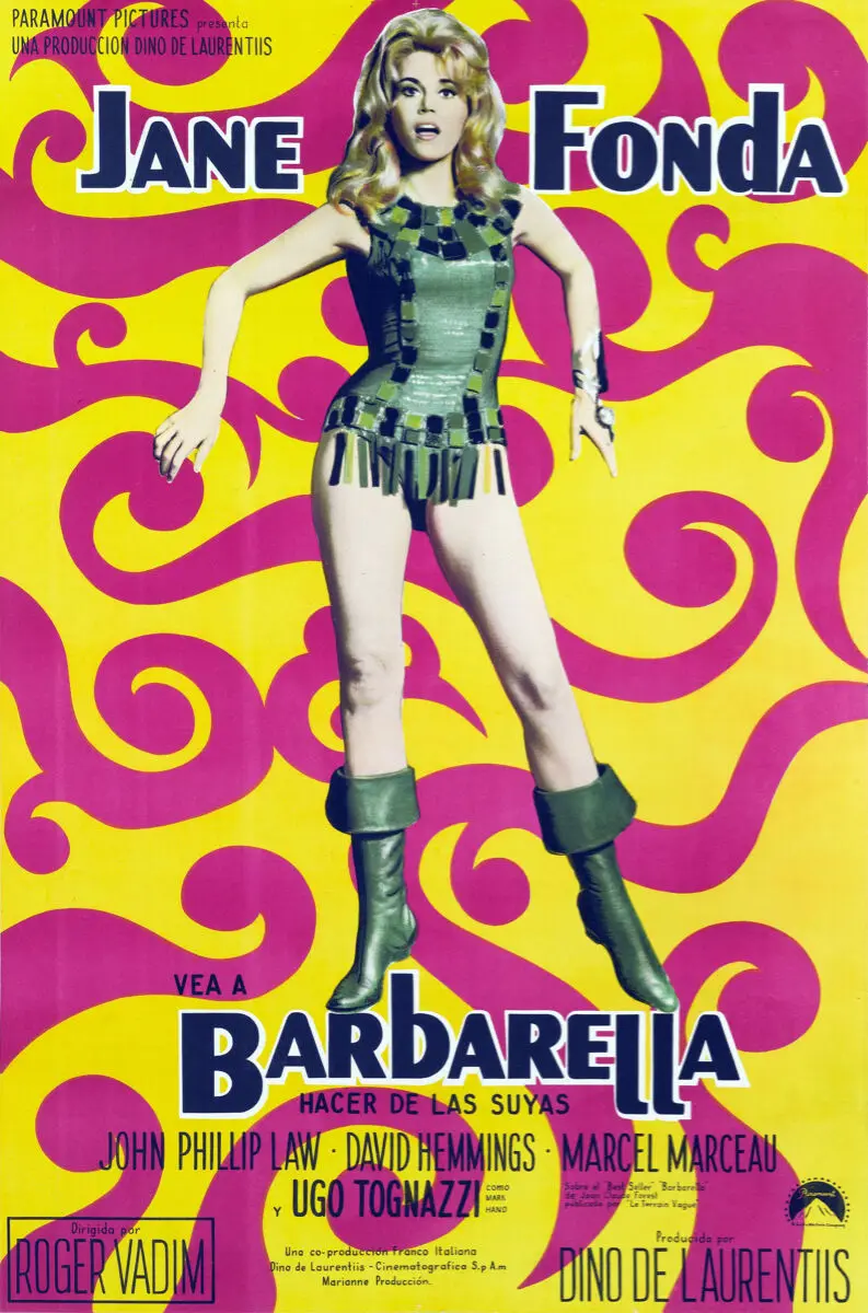 Barbarella Vintage Sci Fi Movie Art Picture Print Silk Poster Home Wall Decor