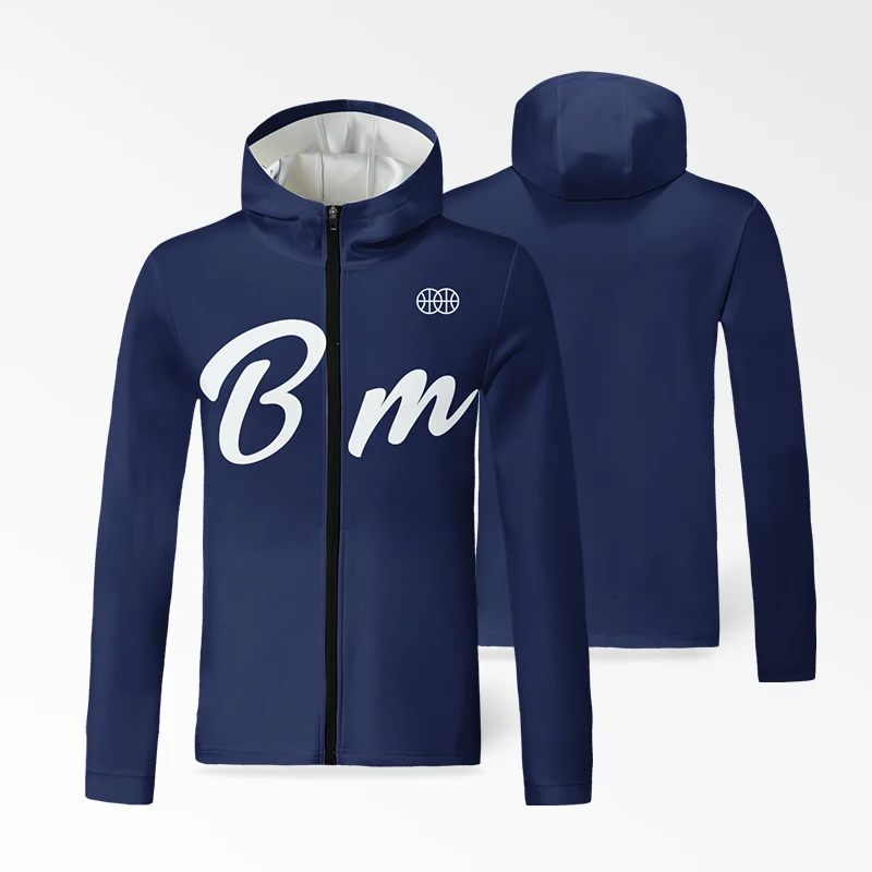 15 PCS Windbreak Jacket For Men Sportswear Customize Full Sublimation Printed Fitness Hoodies Running Training Tracksuits Unisex image 2