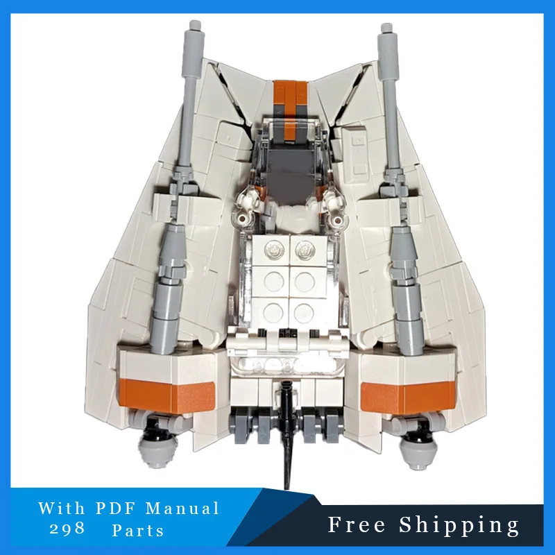 

298 деталей, серия Star Battle, крутой снежный автомобиль, технические строительные блоки, модель, обучающие игрушки «сделай сам», детские подарки на день рождения