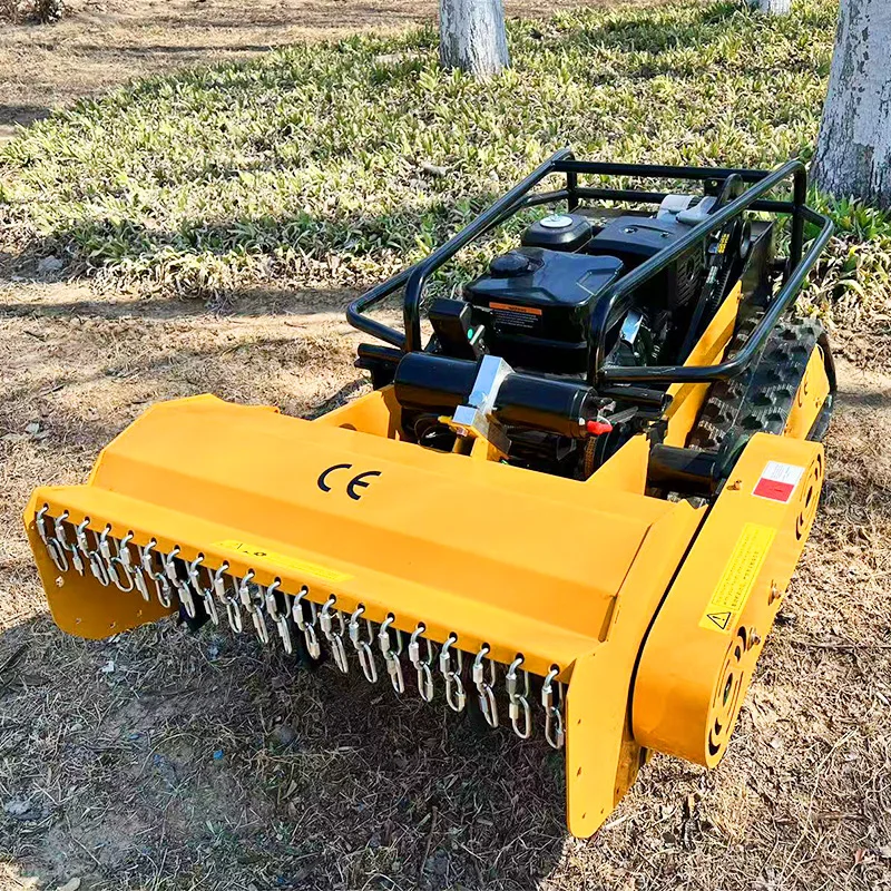 ที่กําหนดเอง 800/1000 มม.ดีเซลเครื่องยนต์รีโมทคอนโทรล Flail เครื่องตัดหญ้า 12/15HP หุ่นยนต์มืออาชีพเครื่องตัดหญ้าสําหรับการเกษตร