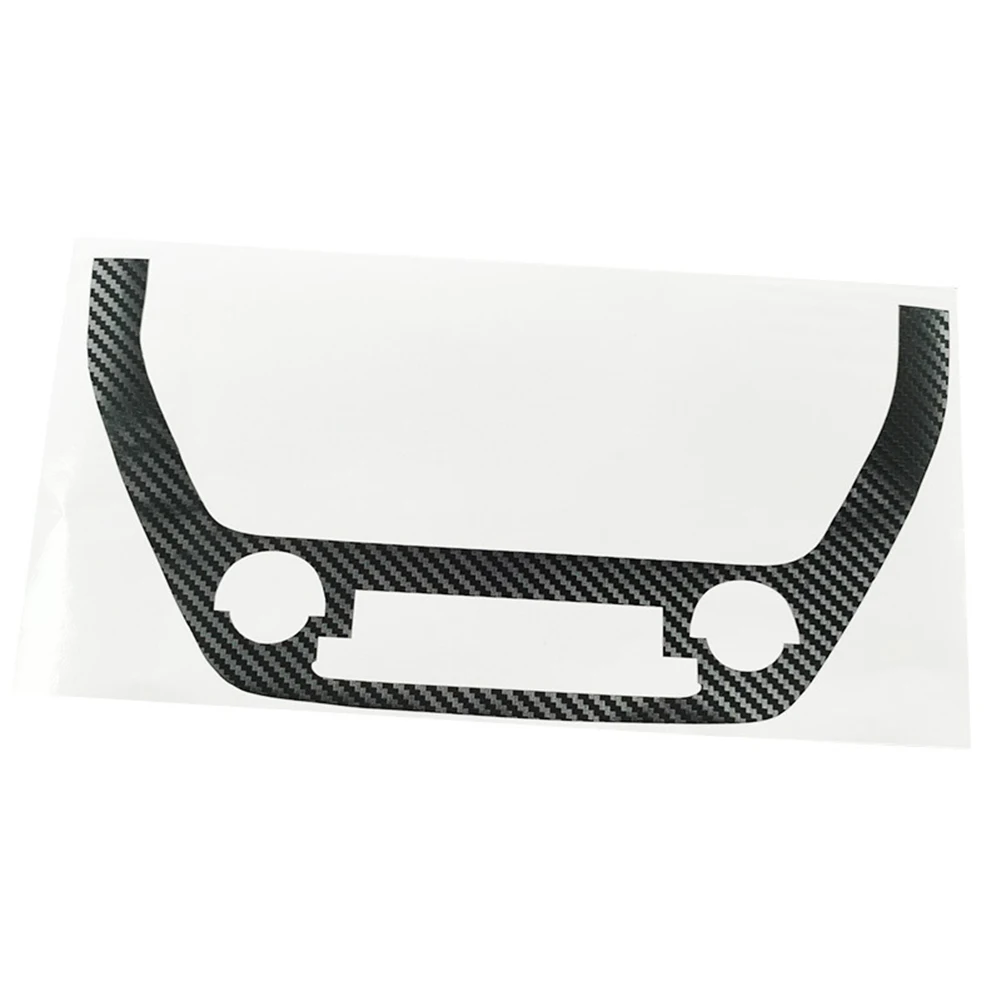 Carbon Fiber Stickers for Toyota For Corolla AC Button Control Frame Enhanced Aesthetics Sleek and Modern Look