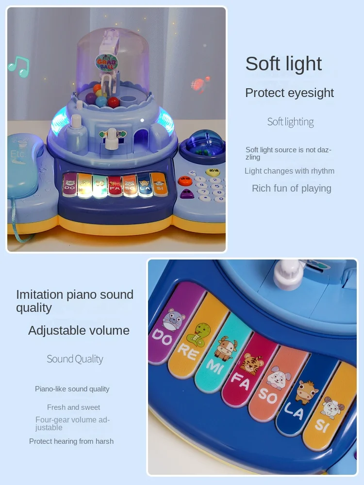 Yy Telephone Simulation Landline Baby Button Music Early Education Phone Toy