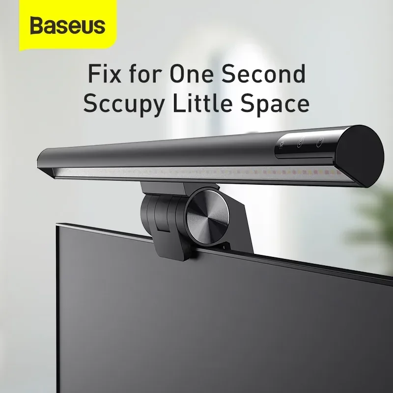 Baseus LED Desk Lamp Screen Light PC Computer Laptop Hanging LED Bar Light Table Lamp LCD Monitor Lamp Study Reading USB Light