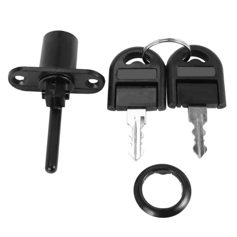 AS94-6X liga de zinco computador mesa armário caixa de correio gaveta armário cam lock com chaves, preto